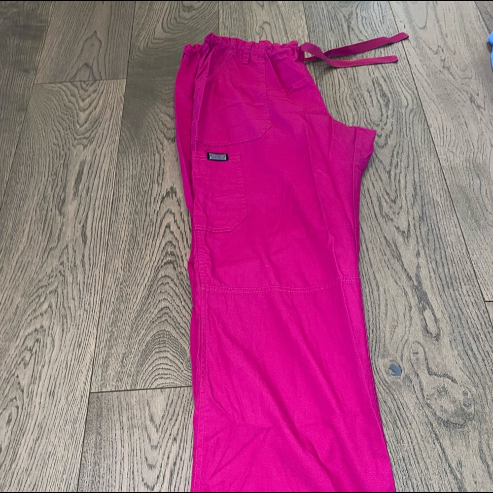 pink/magenta scrubs!!